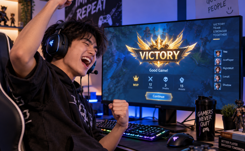 Cara Mengontrol Diri Saat Berhasil Menang Game Online